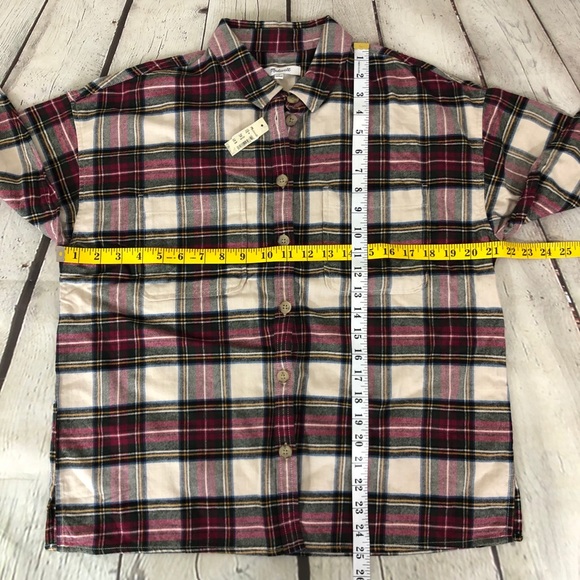 Madewell Plaid Button Down Shirt Size Medium NWT - Picture 5 of 11